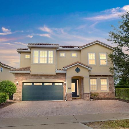 Huge 10 Bdr Family House With Arcades And Free Pool Heat Near Disney Orlando Exteriör bild