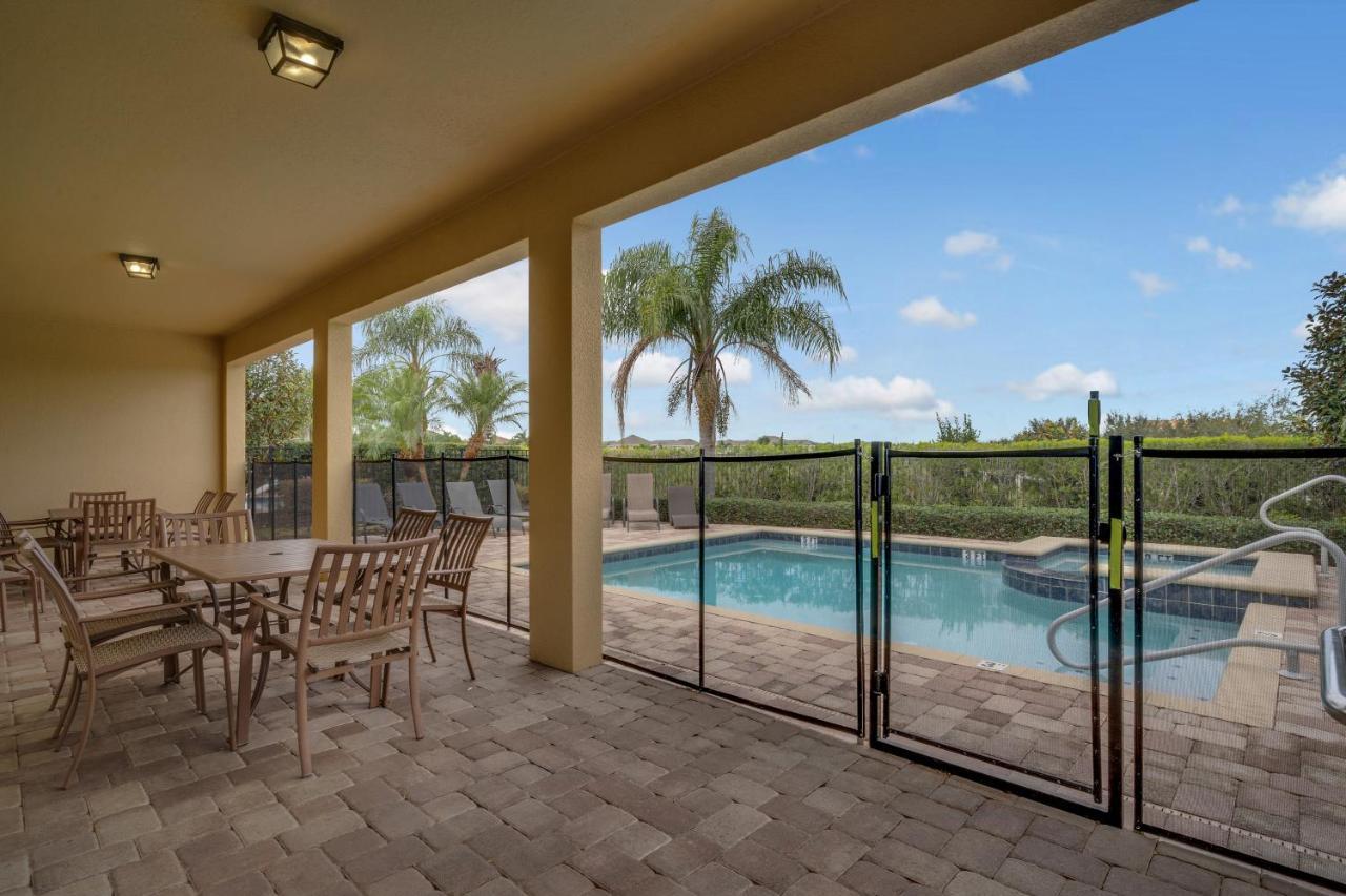 Huge 10 Bdr Family House With Arcades And Free Pool Heat Near Disney Orlando Exteriör bild