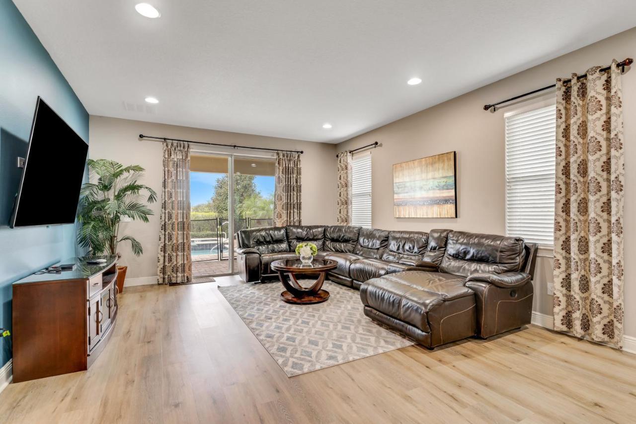 Huge 10 Bdr Family House With Arcades And Free Pool Heat Near Disney Orlando Exteriör bild