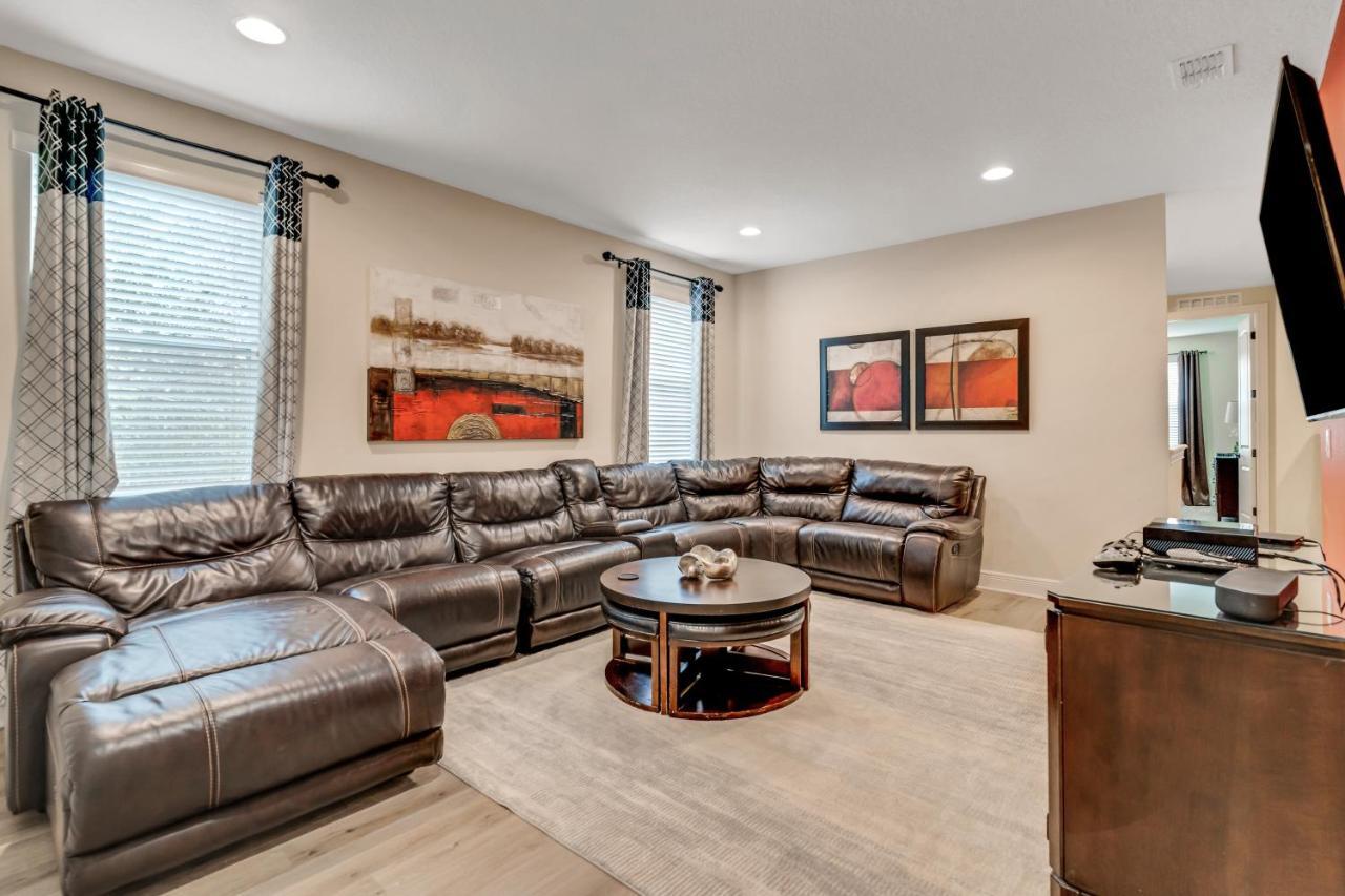Huge 10 Bdr Family House With Arcades And Free Pool Heat Near Disney Orlando Exteriör bild