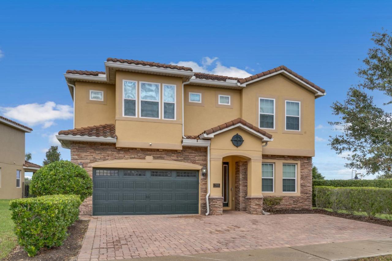 Huge 10 Bdr Family House With Arcades And Free Pool Heat Near Disney Orlando Exteriör bild